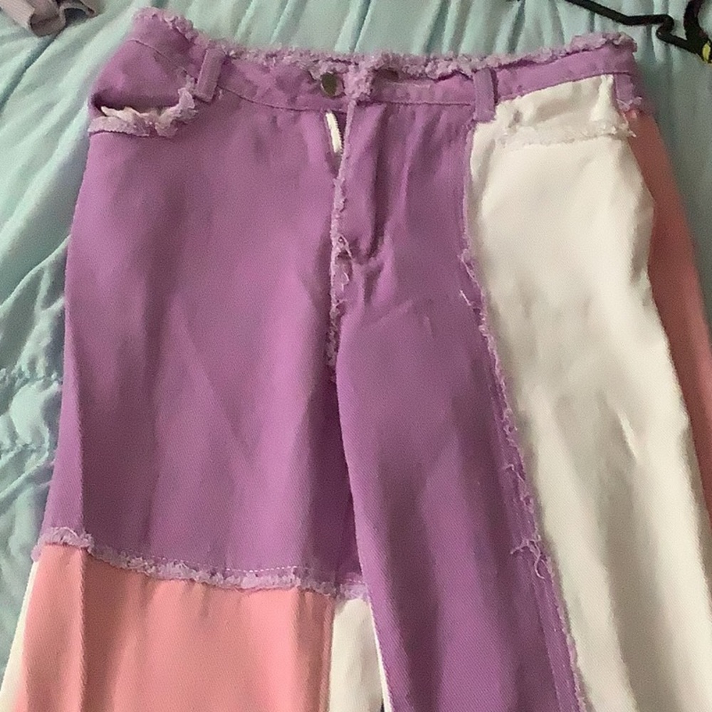 Shein patchwork jeans